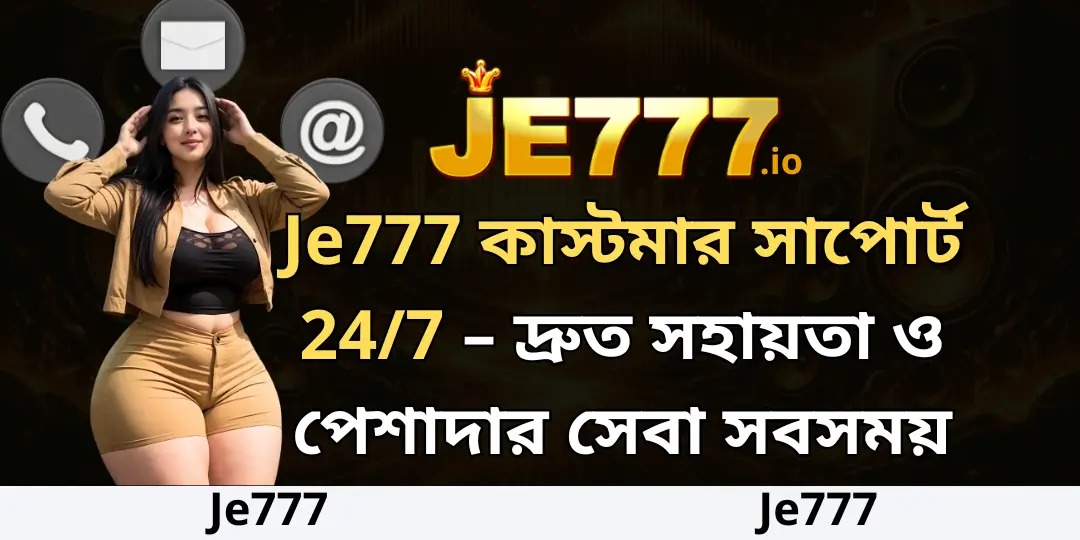 Je777 কাস্টমার সাপোর্ট 24/7 – দ্রুত সহায়তা ও পেশাদার সেবা সবসময় 1 কাস্টমার সাপোর্ট 247 je777